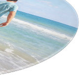 Eigenes Foto und/oder Text hinzufügen Schneidebrett (Ecke)