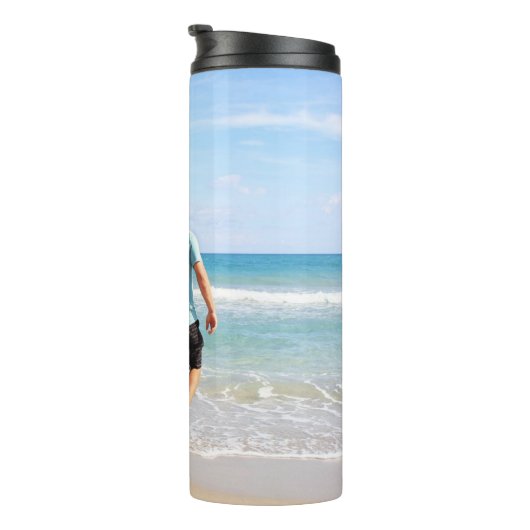 Eigenes Foto und/oder Text hinzufügen Thermosbecher (Nach rechts gedreht)