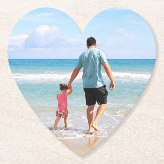 Eigenes Foto und/oder Text hinzufügen Untersetzer (Vorderseite)