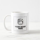 Eigenes Foto Vorlage Produkt Hochladen Kaffeetasse (Links)