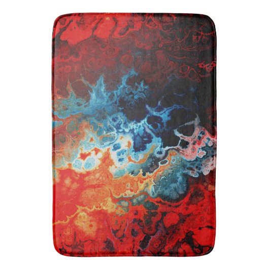 Eigenes Fraktal Badematte (Vorderseite Vertikal)