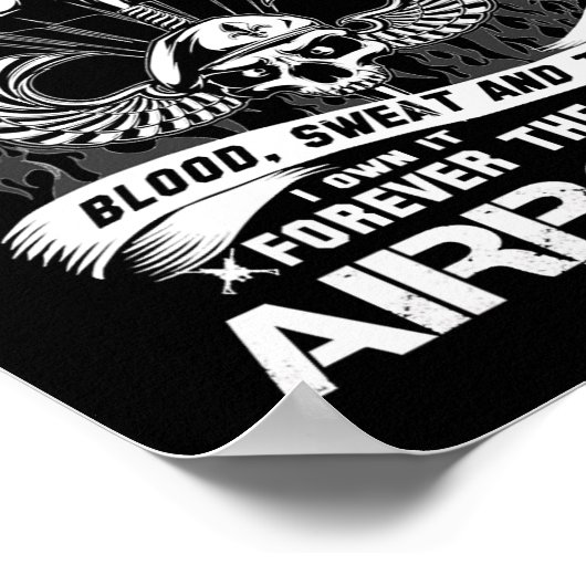 Eigenes für immer Der Titel Im Flugzeug Army Range Poster (Ecke)