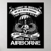 Eigenes für immer Der Titel Im Flugzeug Army Range Poster (Vorne)