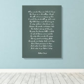 Eigenes Gedicht auf Leinwand drucken (Insitu (Holzboden))