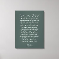 Eigenes Gedicht auf Leinwand drucken