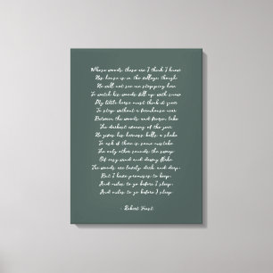 Eigenes Gedicht auf Leinwand drucken