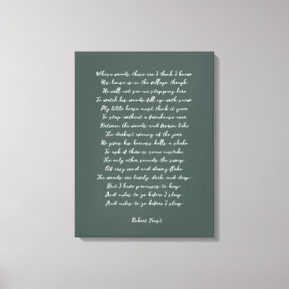 Eigenes Gedicht auf Leinwand drucken