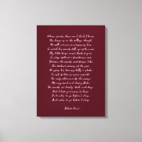 Eigenes Gedicht auf Leinwand drucken
