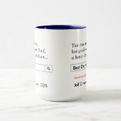 Eigenes Geschenk für Zahnärzte Tasse (Zentrum)