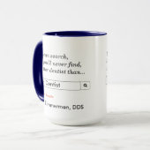 Eigenes Geschenk für Zahnärzte Tasse (Vorderseite Links)