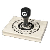 Eigenes, großes Firmenlogo Gummistempel (Stempel)