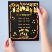 Eigenes Halloween-Business oder Personal Flyer (Hand)