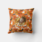 Eigenes Halloween-Foto und Motivierend Angebot Kissen (Rückseite)