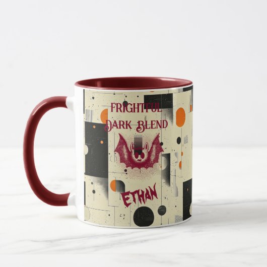 Eigenes Halloween - schreckliche dunkle Mischung a Tasse (Links)