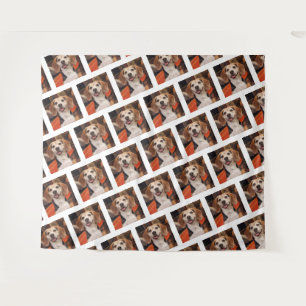 Eigenes Haustierfoto - Hund, Katze, Schritt und Wi Wandteppich