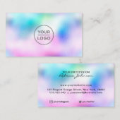 Eigenes holografisches Logo Visitenkarte (Vorne/Hinten)