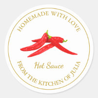 Eigenes Hot Sauce-Label | weiß