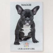 Eigenes Hund-Foto Unser gutes Mädchen Puzzle (Vertikal)