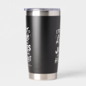 Eigenes Ich versuche nicht über meine eigenen Witz Thermobecher (Rechts)