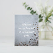 Eigenes individuelles Angebot hinzufügen - Sterne Postkarte (Stehend Vorderseite)