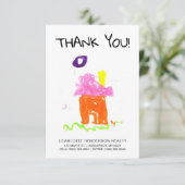 Eigenes Kinderhaus, das echten Anwesen-Client Zeic Dankeskarte (Stehend Vorderseite)