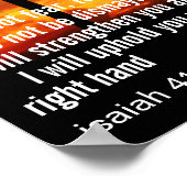 Eigenes Kreuz der Inspirationsbibliotheken Poster (Ecke)