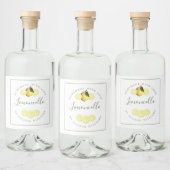 Eigenes Limoncello-Label Alkoholflaschenetikett (Flaschen)