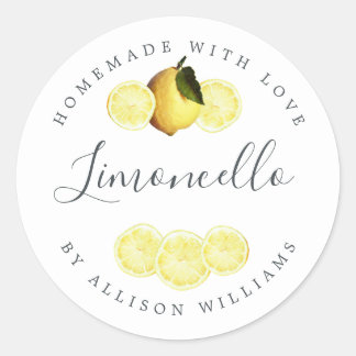 Eigenes Limoncello-Label Runder Aufkleber