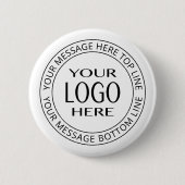 Eigenes Logo & anpassbarer kreisförmiger Text Button (Vorderseite)