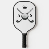 Eigenes Logo Branding Pickleball Schläger (Rückseite)