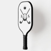 Eigenes Logo Branding Pickleball Schläger (Links)