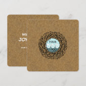 Eigenes Logo Feiertagskarte (Vorne/Hinten)