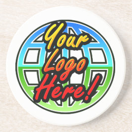 Eigenes Logo Firmengeschenk Sandstone Untersetzer