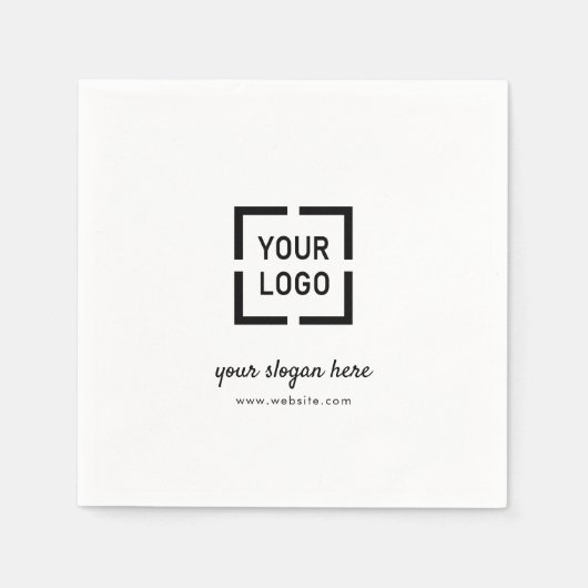 Eigenes Logo-Geschäft Serviette (Vorderseite)