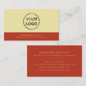 Eigenes Logo hinzufügen, Buddhismus, Buddhismus Visitenkarte (Vorne/Hinten)