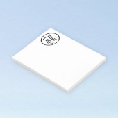 Eigenes Logo hinzufügen Post-it Klebezettel