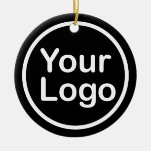Eigenes Logo hinzufügen   Schwarzer Hintergrund Keramik Ornament