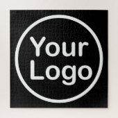 Eigenes Logo hinzufügen | Schwarzer Hintergrund Puzzle (Vertikal)