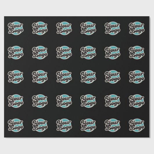 Eigenes Logo oder Bild Geschenkpapier (Flach)