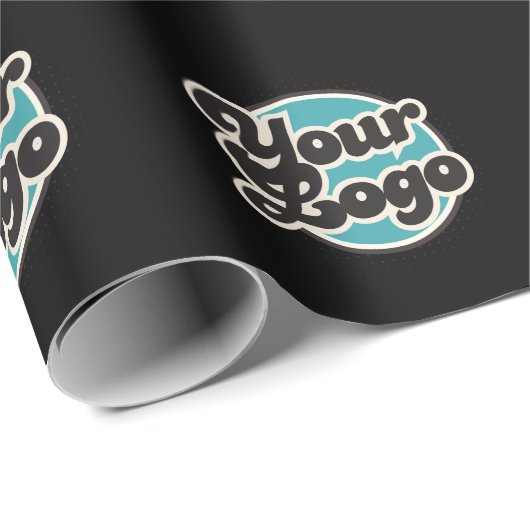 Eigenes Logo oder Bild Geschenkpapier (Rolleneckpunkt)