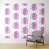 Eigenes Logo oder Bild Wandteppich (Beispiel (Horizontal))