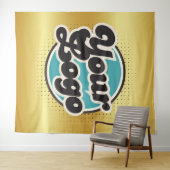 Eigenes Logo oder Bild Wandteppich (Beispiel (Horizontal))
