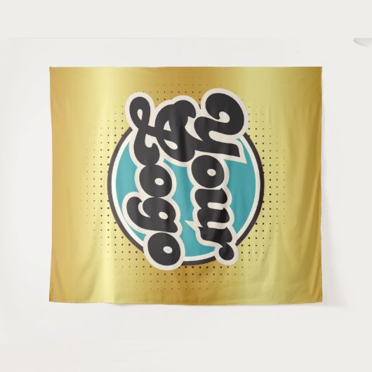 Eigenes Logo oder Bild Wandteppich (Vorderseite (Horizontal))