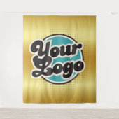 Eigenes Logo oder Bild Wandteppich (Vorderseite)