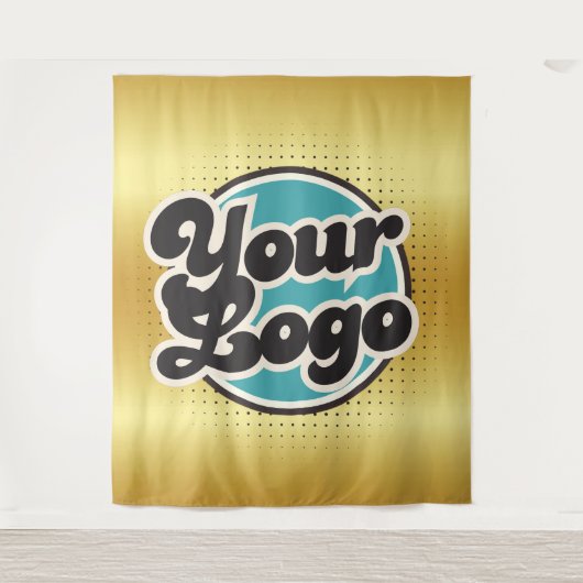 Eigenes Logo oder Bild Wandteppich (Vorderseite)