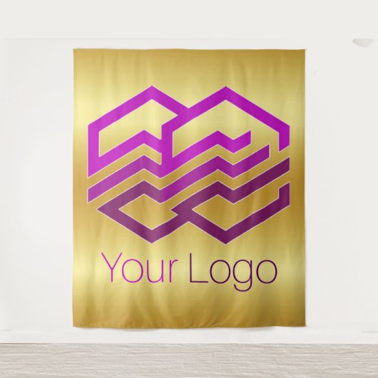 Eigenes Logo oder Bild Wandteppich (Vorderseite)