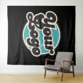 Eigenes Logo oder Bild Wandteppich (Beispiel (Horizontal))