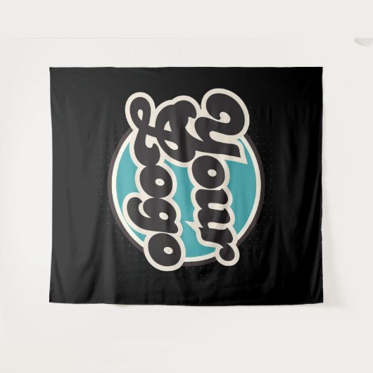 Eigenes Logo oder Bild Wandteppich (Vorderseite (Horizontal))
