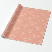 Eigenes Logo stilvoll modern minimalistisch Geschenkpapier (Ungerollt)