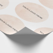 Eigenes Logo-WerbeBranding für Unternehmen Geschenkpapier (Ecke)